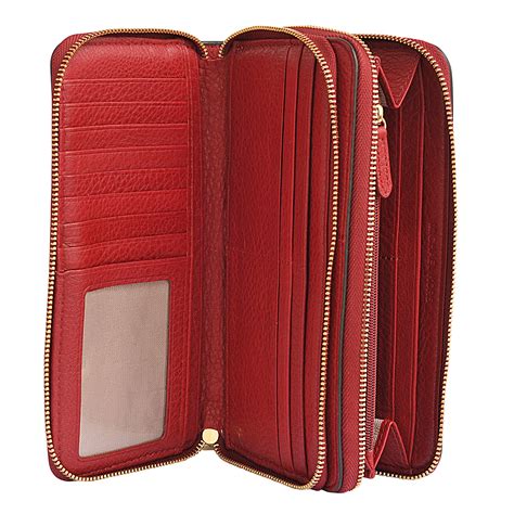 Double Zip Wallet .